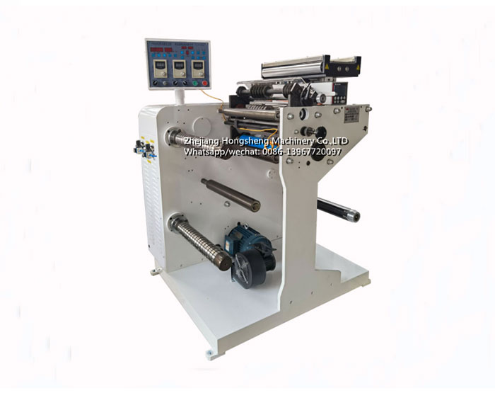 Label Slitter Rewinder with Rotary Die Cutter